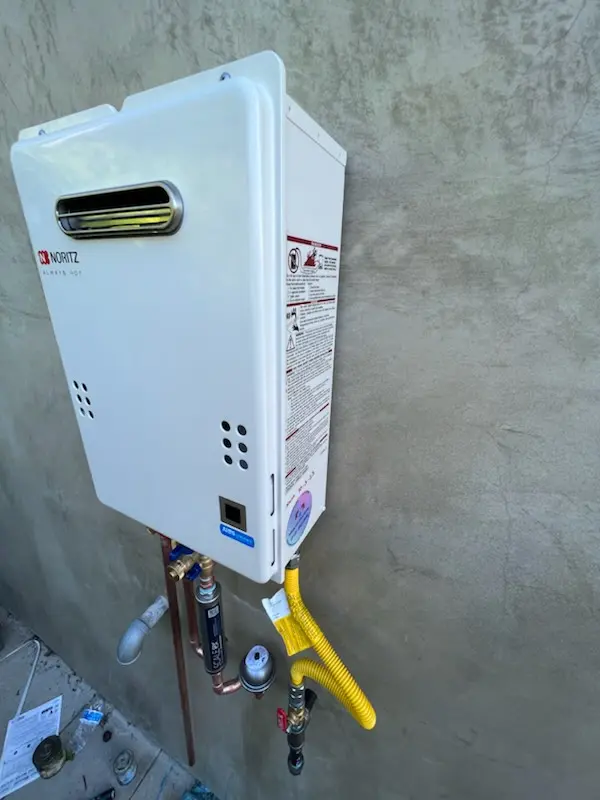 Tankless water heater installation for Sun City Shadow Hills homes