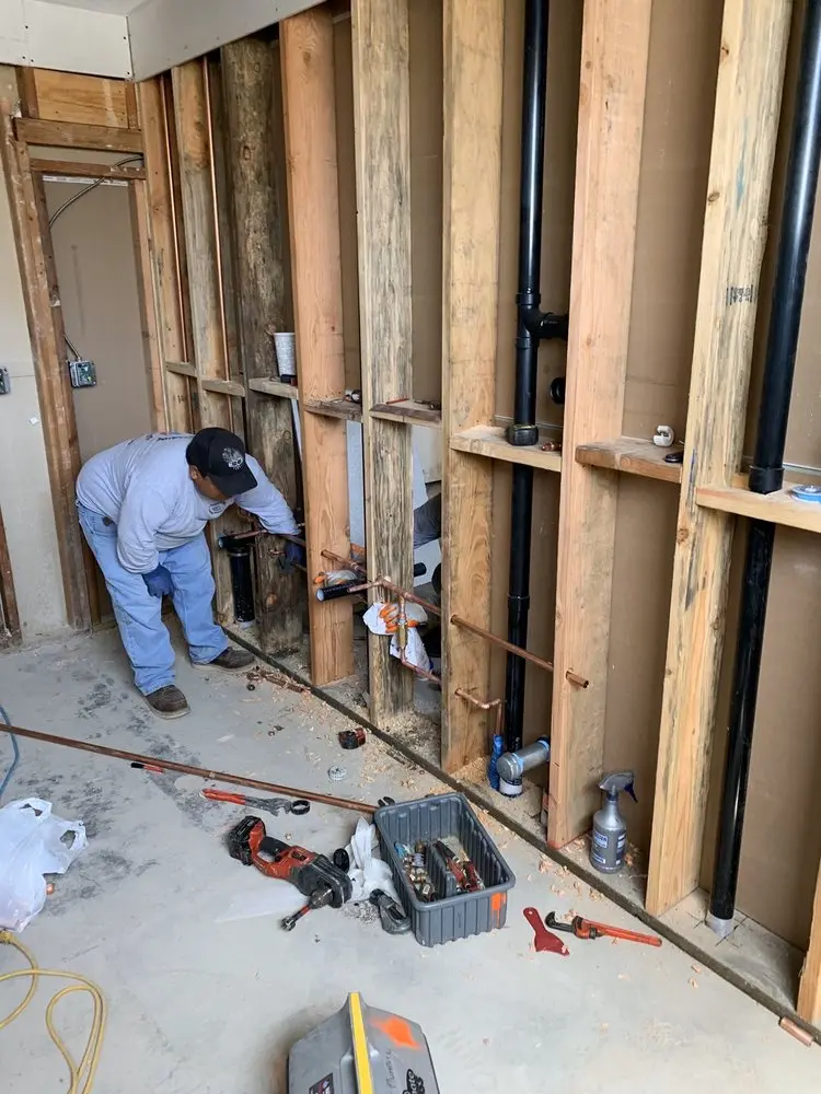 Commercial rough-in plumbing for Gas Line Repair in Sun City Shadow Hills